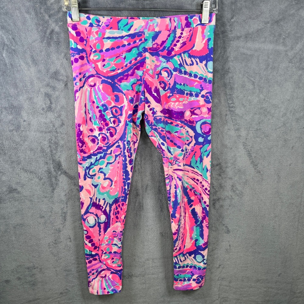 Lilly Pulitzer‎ Leggings Colorful Print Activewear Casual Comfy